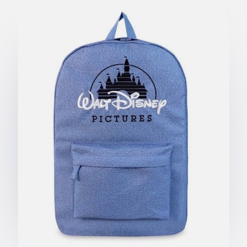 Walt Disney Pictures Embroidered Blue School Backpack